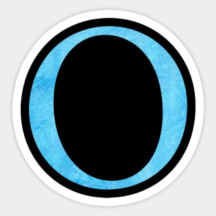 Blue O Sticker